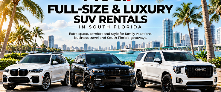 MOOV Rentals full-size and luxury SUVs for rent in South Florida