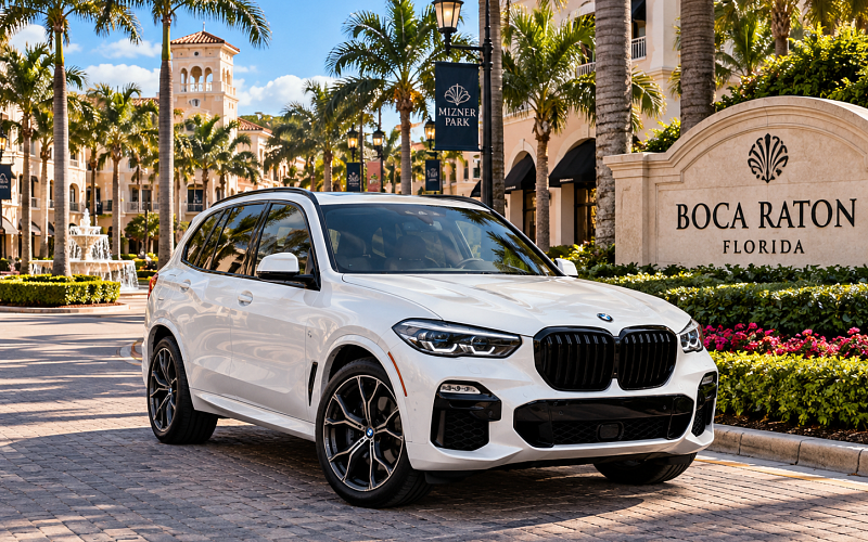MOOV Rentals BMW X5 luxury SUV rental in Boca Raton Florida