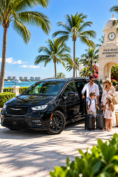 MOOV Rentals minivan for family travel near Palm Beach International Airport PBI