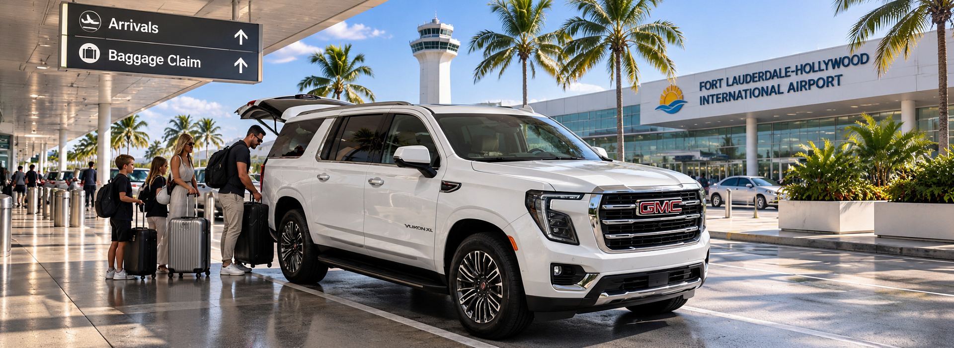 MOOV Rentals GMC Yukon car rental at Fort Lauderdale-Hollywood International Airport FLL