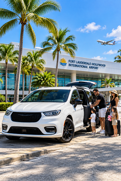 MOOV Rentals family vehicle rental near Fort Lauderdale Airport FLL