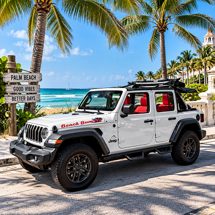MOOV Rentals Jeep rental for exploring Palm Beach Florida