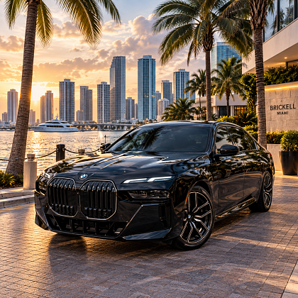 MOOV Rentals BMW luxury car rental in Miami near Brickell