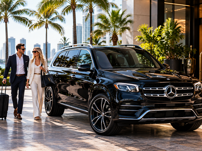 Luxury SUV for business and premium travel in South Florida