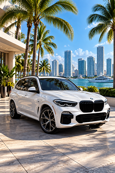 MOOV Rentals BMW luxury SUV rental near Miami International Airport MIA