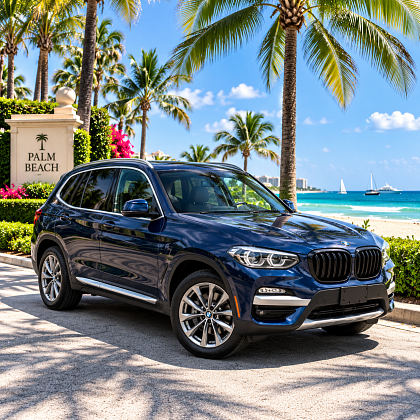 MOOV Rentals BMW luxury SUV rental in Palm Beach Florida