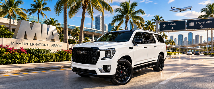 MOOV Rentals GMC Yukon car rental near Miami International Airport MIA