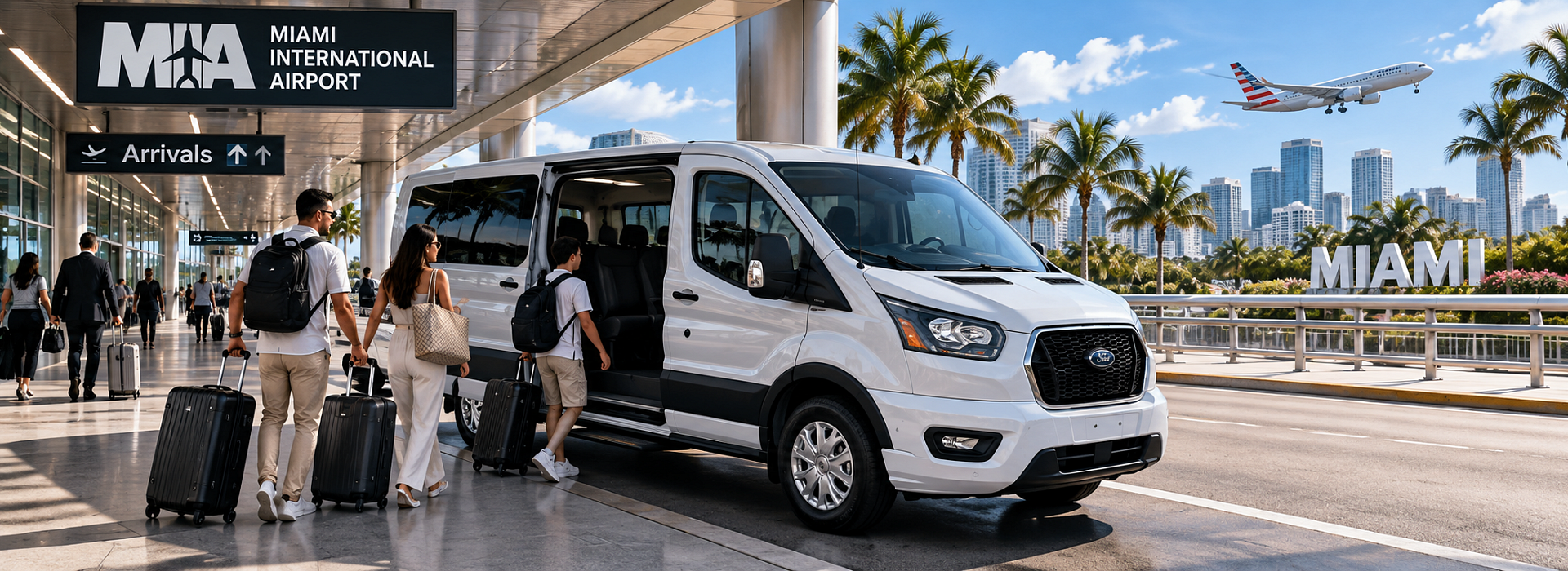 MOOV Rentals passenger van rental near Miami International Airport MIA