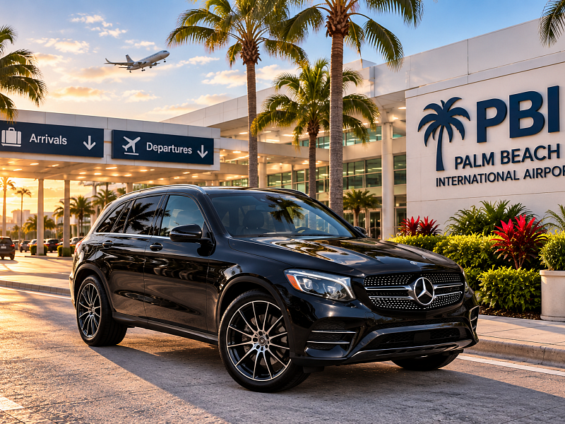 MOOV Rentals Mercedes luxury SUV rental near Palm Beach International Airport PBI