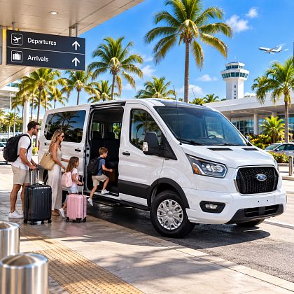 MOOV Rentals passenger van rental near Fort Lauderdale Airport FLL