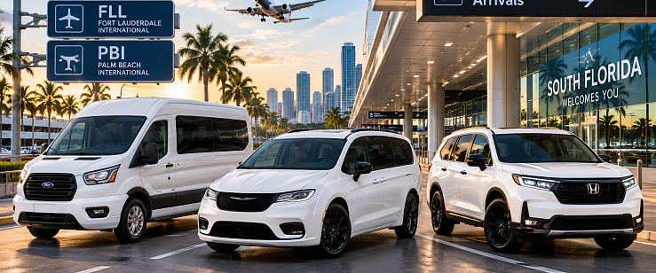MOOV Rentals vehicles serving Miami MIA Fort Lauderdale FLL and Palm Beach PBI airports